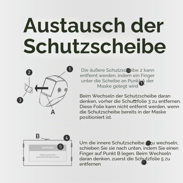 GYS Schweisshelm LCD Techno 11 True Color 064997 Schweisserschutzhelm Schwarz