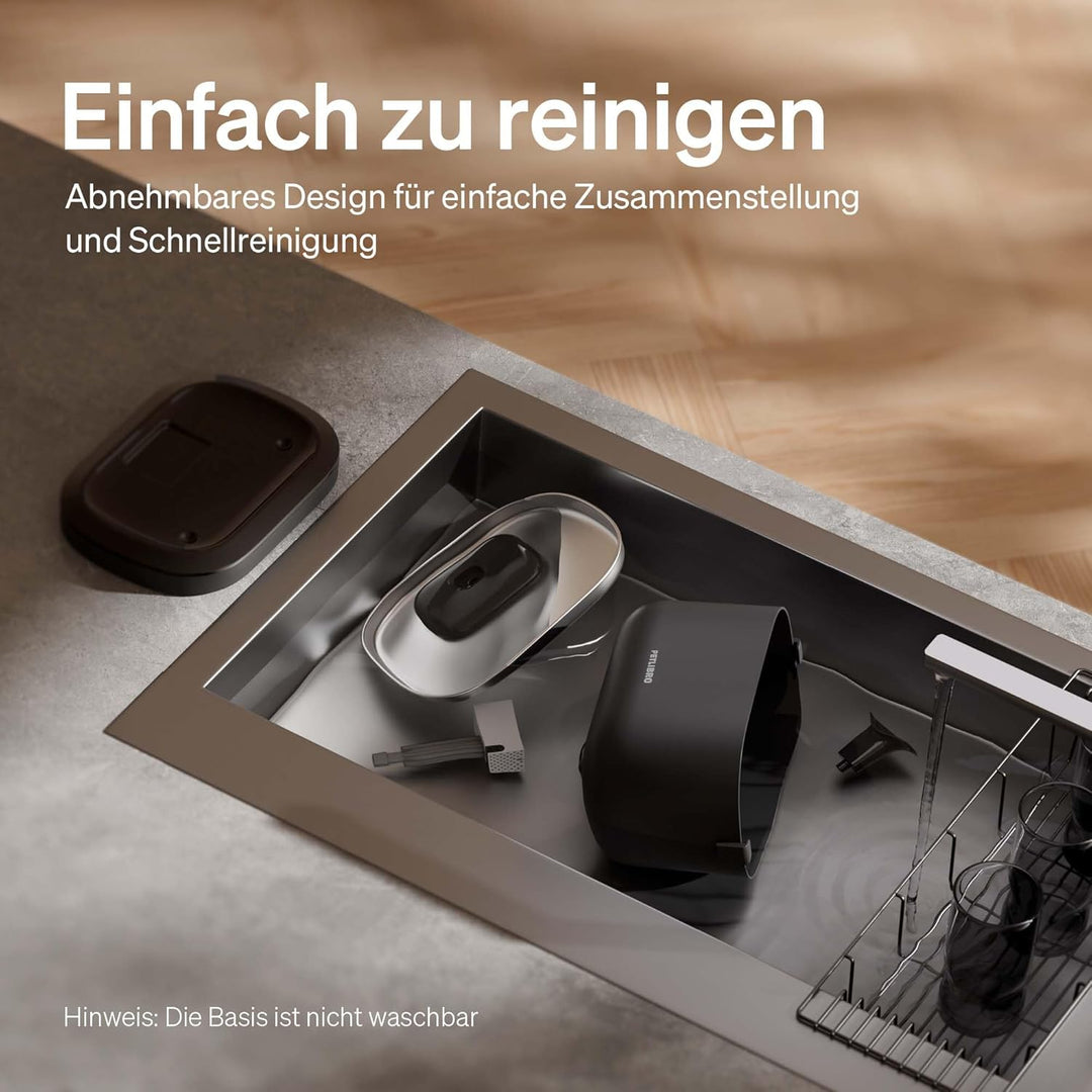 PETLIBRO Trinkbrunnen für Katze Kabellos mit Bewegungsmelder, 2,5L/84oz Dockstream Batteriebetrieben