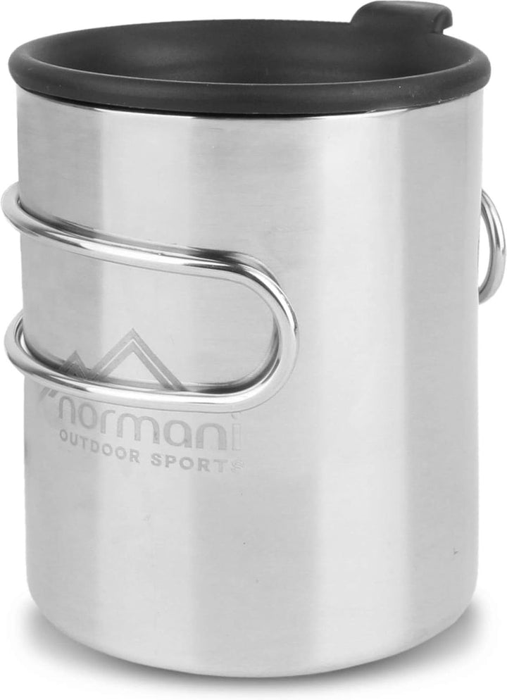 normani Kochgeschirr Set aus Bundeswehr Aluminium Kochgeschirr + BW Besteck mit Flaschenöffner und r