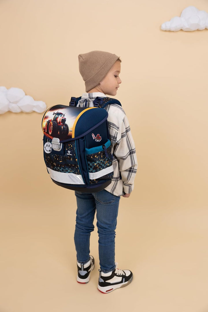 Belmil Classy Schulranzen Set 4 - teilig (403-13/AG/S) Tractron, Tractron