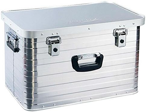 Enders Alubox 63 L mit Schloss Set - Aluminium Box 1 mm Wandstärke, spritzwasserdicht, stapelbar - A