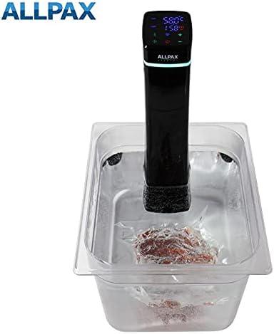 Allpax Sous Vide Garer SV3 - 1100 Watt - mit integrierter Umwälzpumpe für dauerhaft gleichmässige Te