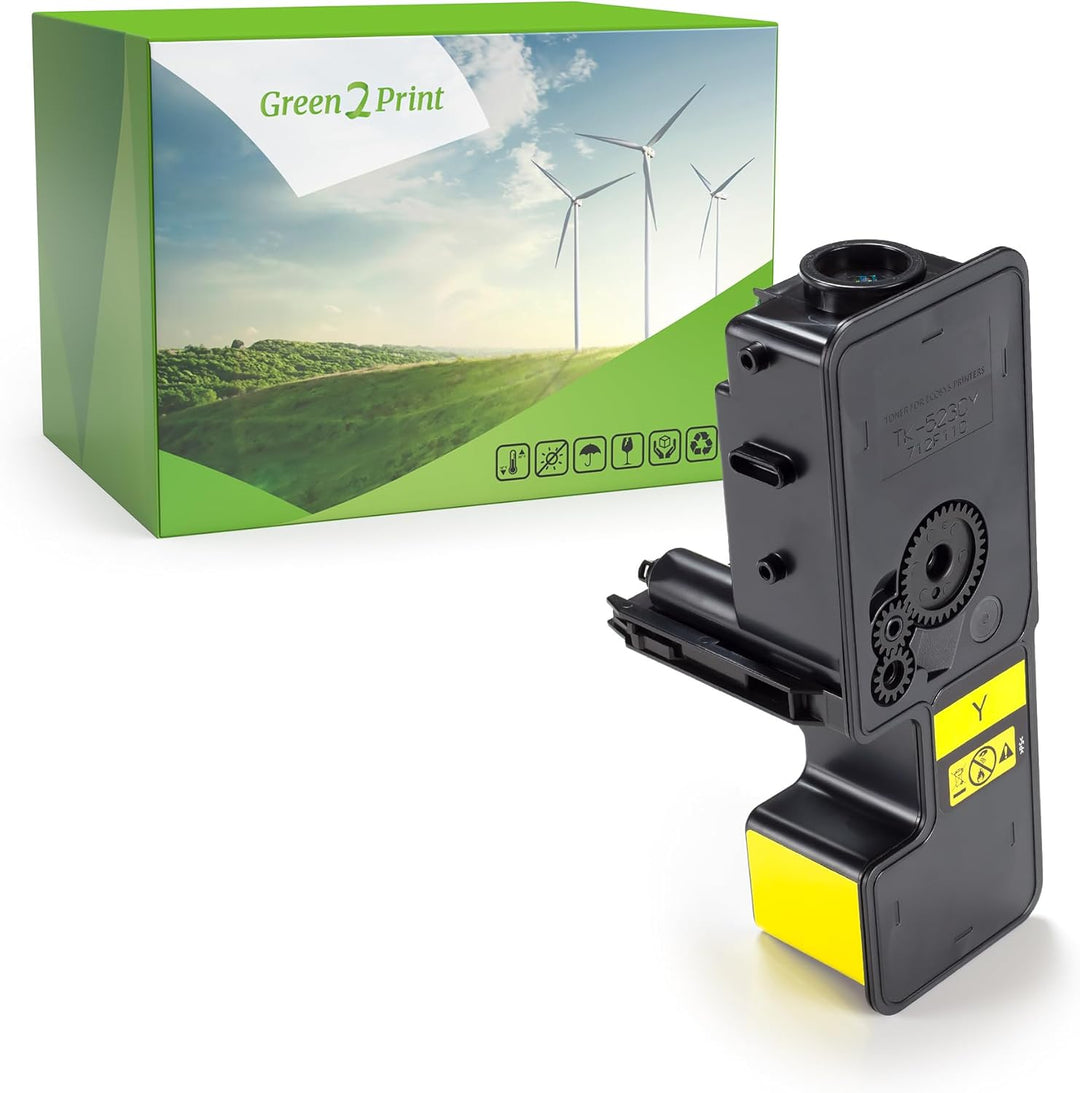 Green2Print Toner gelb 3000 Seiten ersetzt Kyocera TK-5240Y, 1T02R7ANL0 passend für Kyocera ECOSYS M