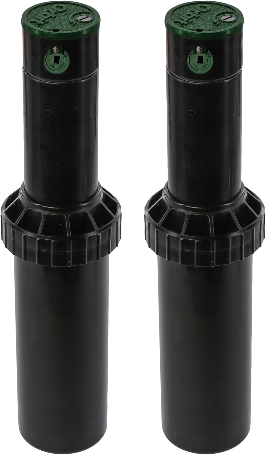 Orbit 55461 Voyager 4-Zoll verstellbar Pop-Up Drive Gear Rotor Sprinkler Spray Head, 2er Pack 1 Schw