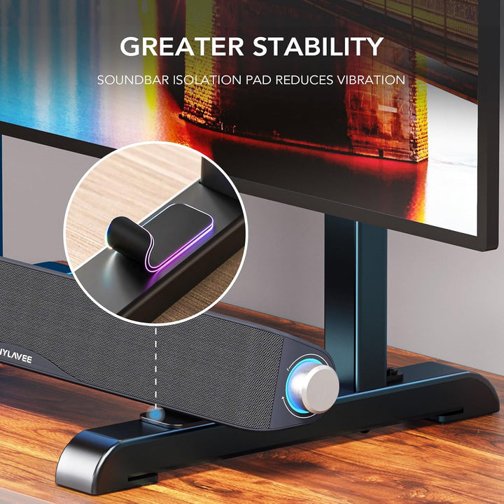 Universal-TV-Ständer, Tischplatte TV-Ständer Ersatz für die meisten 61 bis 202 cm LCD-LED-Fernseher,