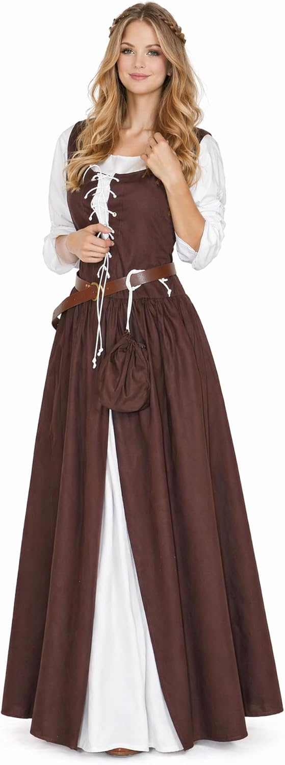 MAYLYNN 14261 - Mittelalter Kostüm Magd Celia - 100% Baumwolle, L