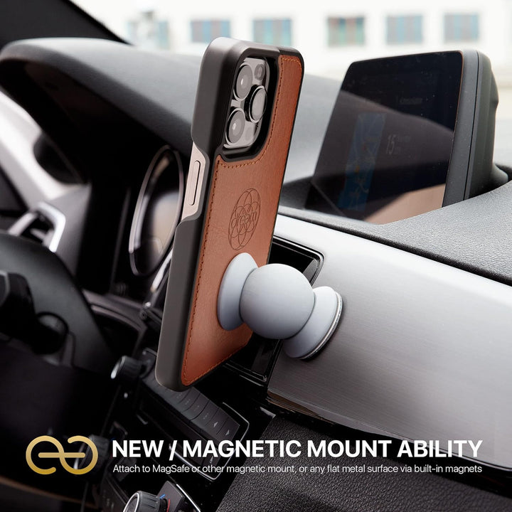 Dreem Fibonacci iPhone 14 Pro Max Brieftaschen-Etui / 2-in-1 stossfestes Etui und abnehmbares Folio