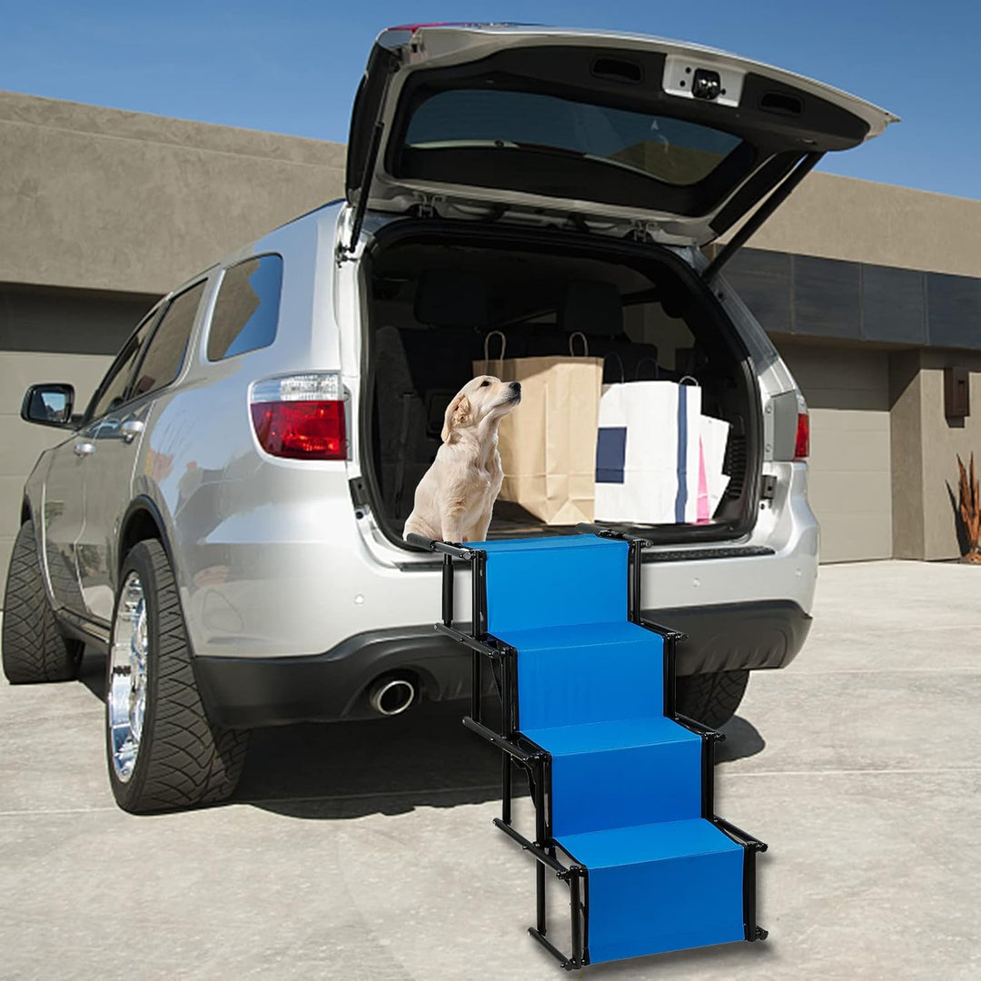 Hundetreppe für Grosse und Kleine Hunde, Hochwertiger Hunderampe Auto, Hunderampe Auto Klappbar für