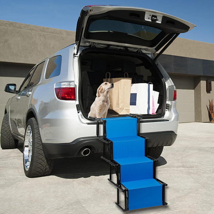 Hundetreppe für Grosse und Kleine Hunde, Hochwertiger Hunderampe Auto, Hunderampe Auto Klappbar für