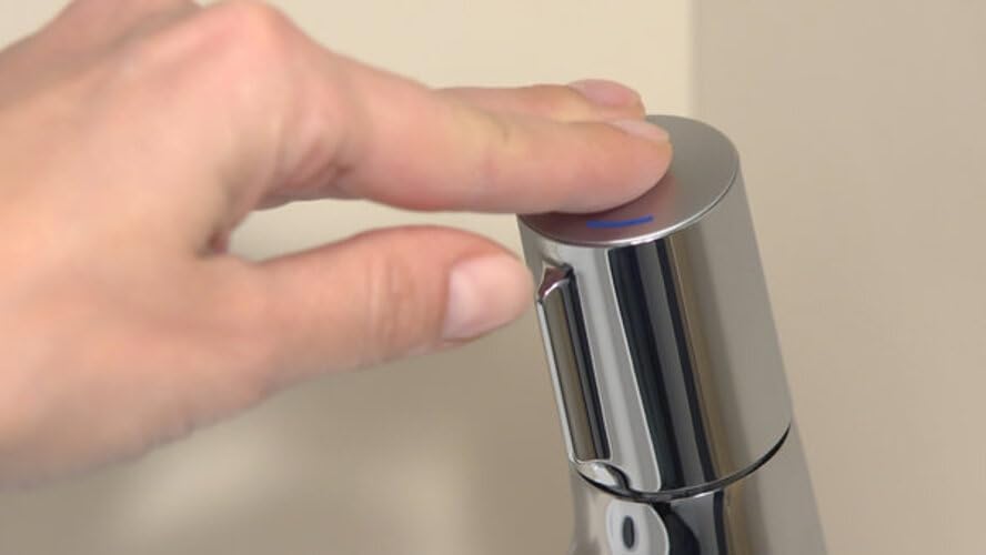 hansgrohe Wasserhahn Talis Select S (Armatur mit Auslauf Höhe 80mm und Zugstangen-Ablaufgarnitur) Ch