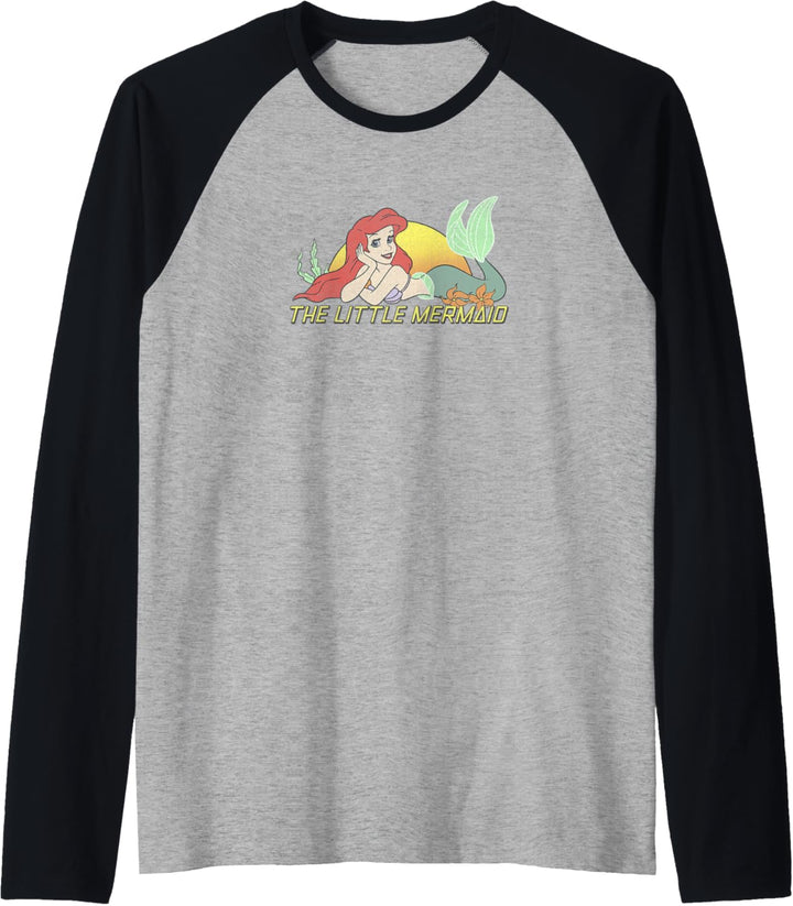 Disney Little Mermaid Ariel Sunset Raglan
