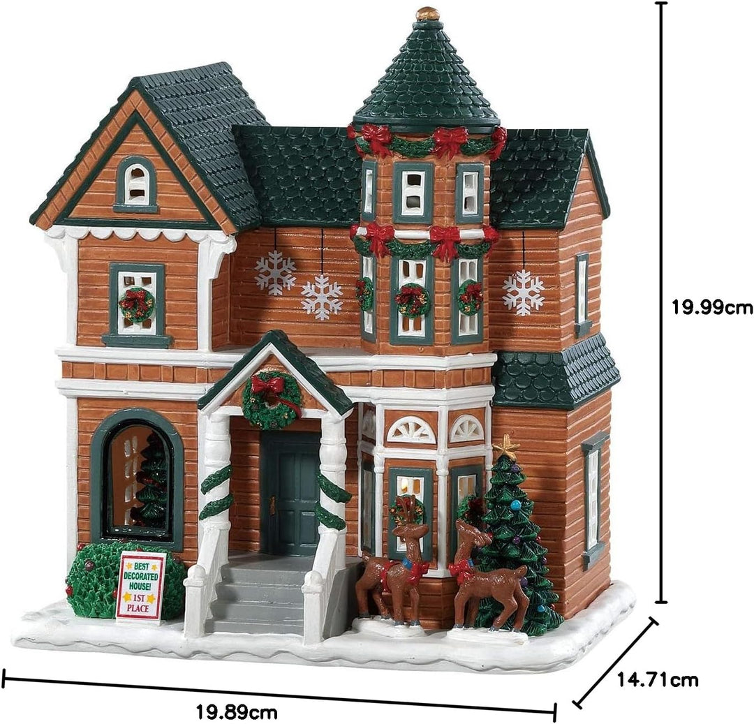 Lemax 85350 - The Millers House - NEU 2018 - Caddington Village - Beleuchtetes & Animiertes LED Porz