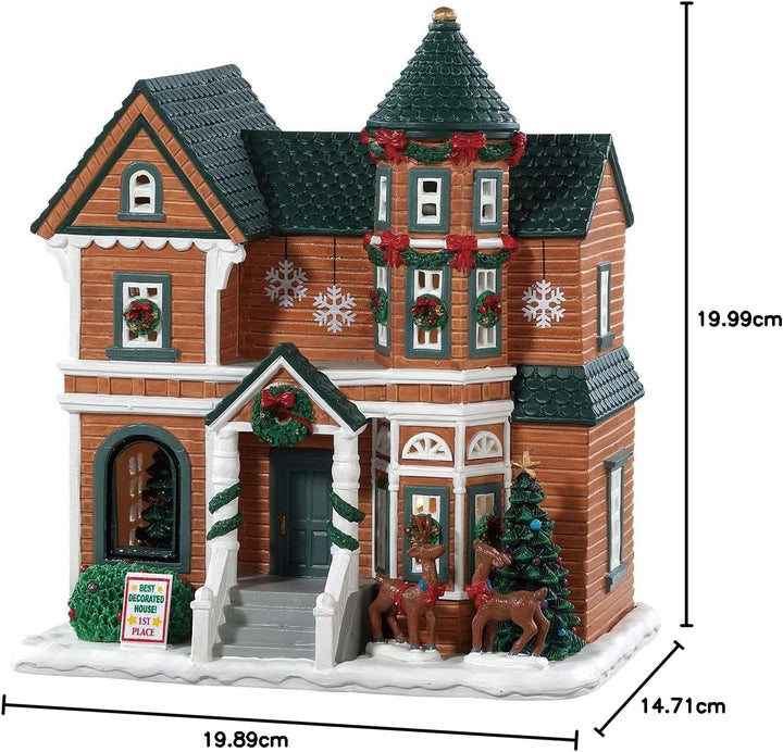 Lemax 85350 - The Millers House - NEU 2018 - Caddington Village - Beleuchtetes & Animiertes LED Porz