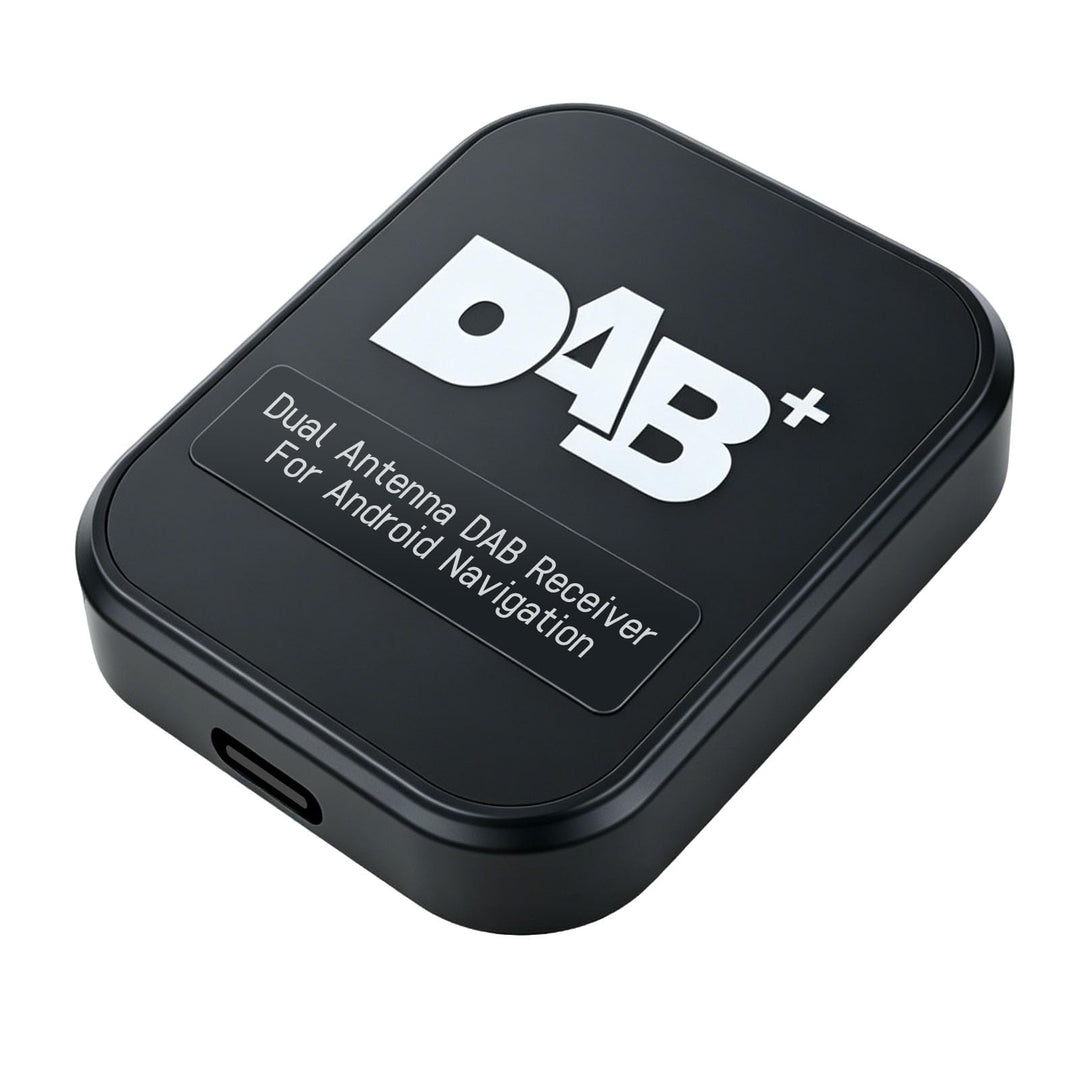 DAB+ Autoadapter mit Antenne für Autoradios mit Android 5.1+, Digitalradio-Antennen-Tuner mit FM-Übe