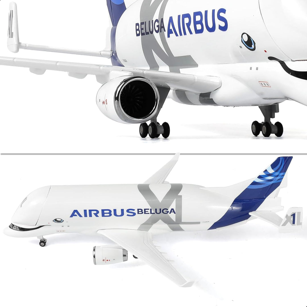 1/220 A330 Beluga XL1 Flugzeugmodellbausatz aus Metalldruckguss mit Ständer (30 cm) für Airbus a330-