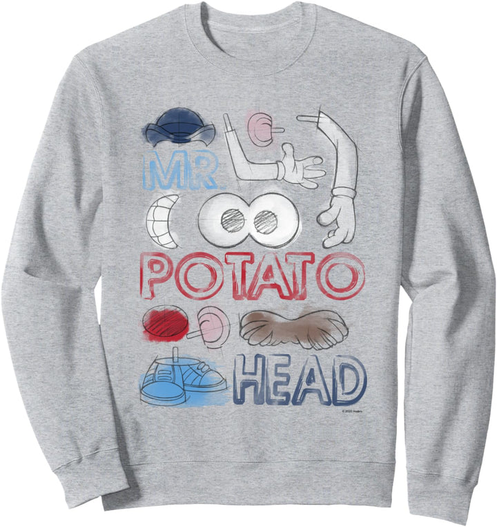 Mr. Potato Head Pieces Sweatshirt