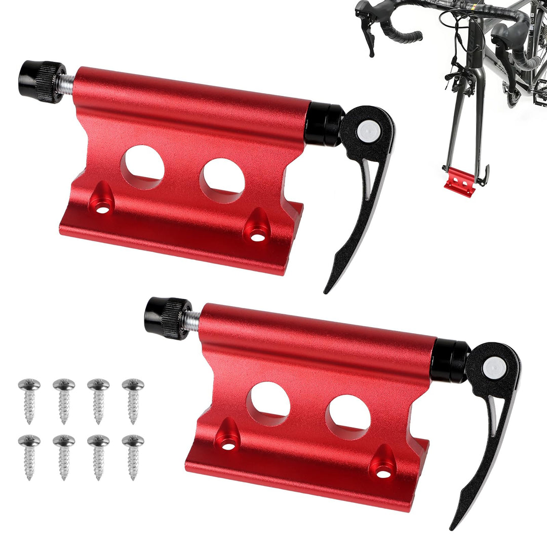 2 Stück Fahrrad Gabelhalterung, Vorderradgabel Fester Clip, Gabelbefestigungshalterung Aluminiumlegi