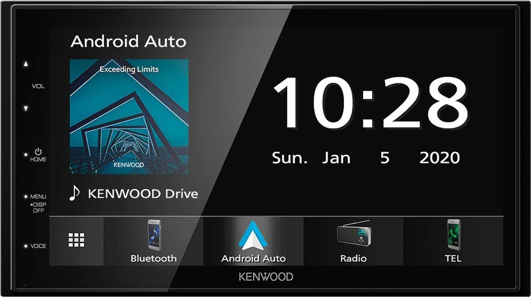 Kenwood DMX5020BTS 17,3 cm WVGA Digital Media Moniceiver mit UKW RDS-Tuner, CarPlay, Android Auto, A