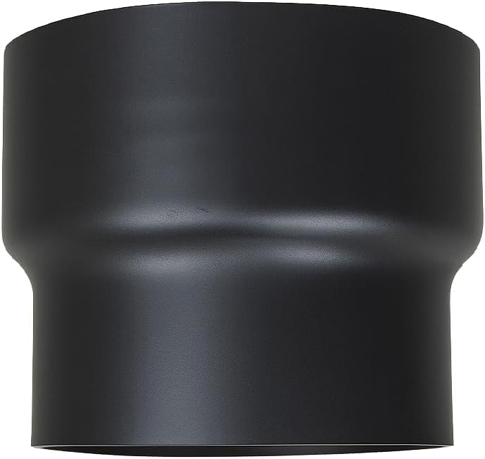 Ofenrohr Rauchrohr Erweiterung Abzugrohr Rohrerweiterung von 180 auf 200 mm Senotherm 2mm Kaminrohr