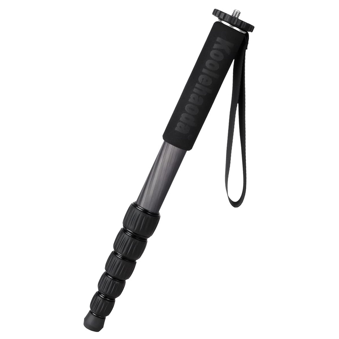 koolehaoda MP286C Einbeinstativ, Kohlefaser, 6-teilig, tragbar, Kompaktkamera-Einbeinstativ, Maximal