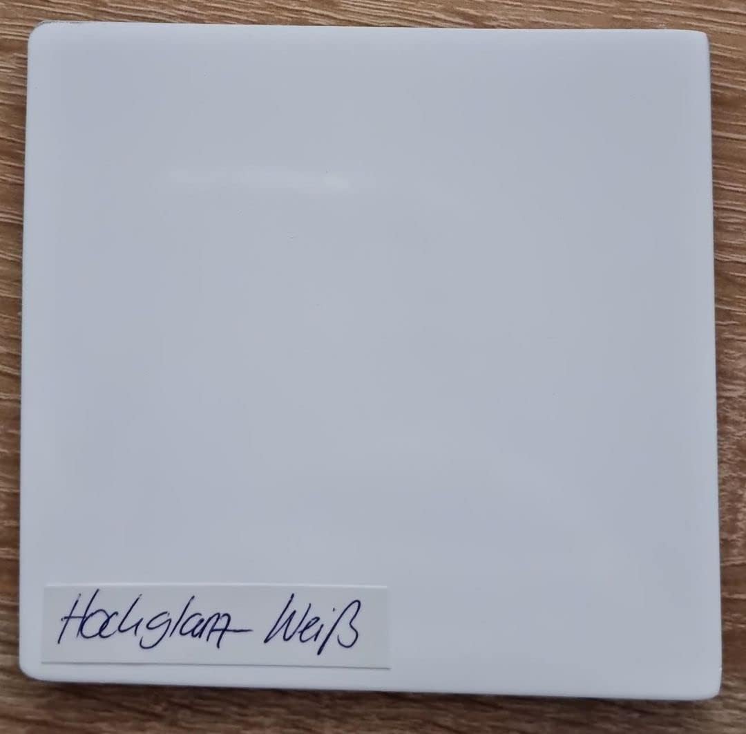 Elegant Einrichten Pflanzkübel, Blumenkübel Fiberglas säule 38x38x70cm Hochglanz weiss.