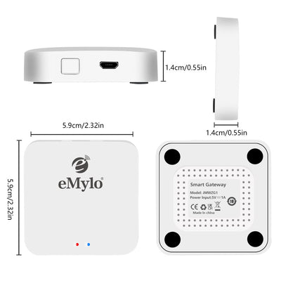 eMylo 3.0 ZigBee Gateway Tuya Smart ZigBee Hub Drahtloses Fernsteuerungs Gateway Smart ZigBee Gatewa