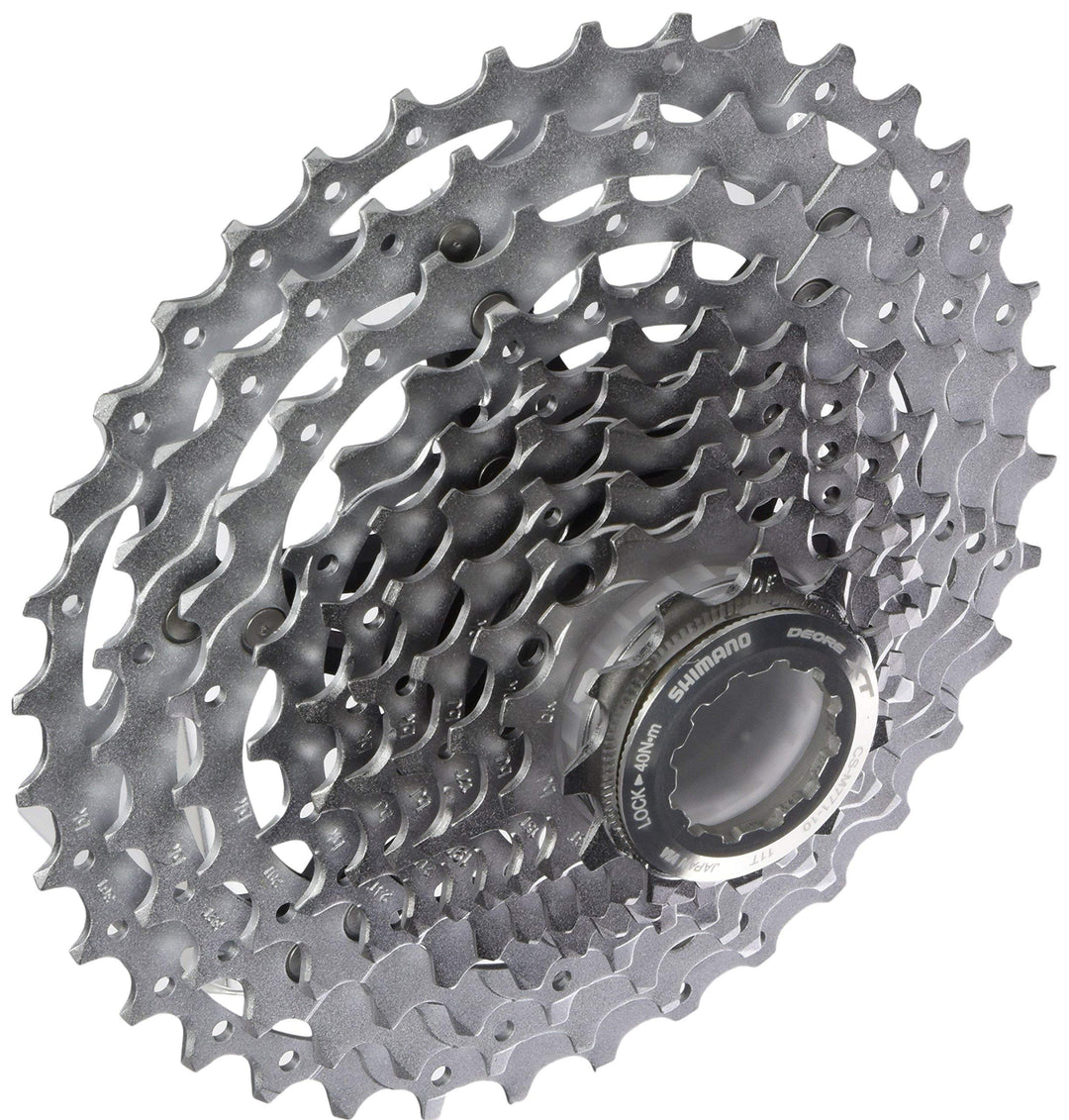 SHIMANO CS-M771 (Deore XT) // 10-Fach Kassette (11-32 Zähne) silber 11-36, silber 11-36