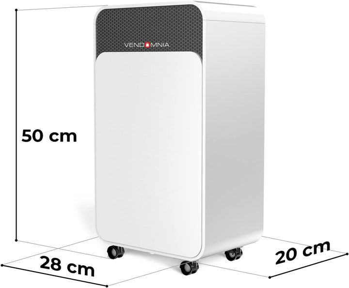Luftentfeuchter - 16L/Tag, 2L Behälter 30 m² elektrisch Digitalanzeige Timer Wäschetrocknung Auto-Mo