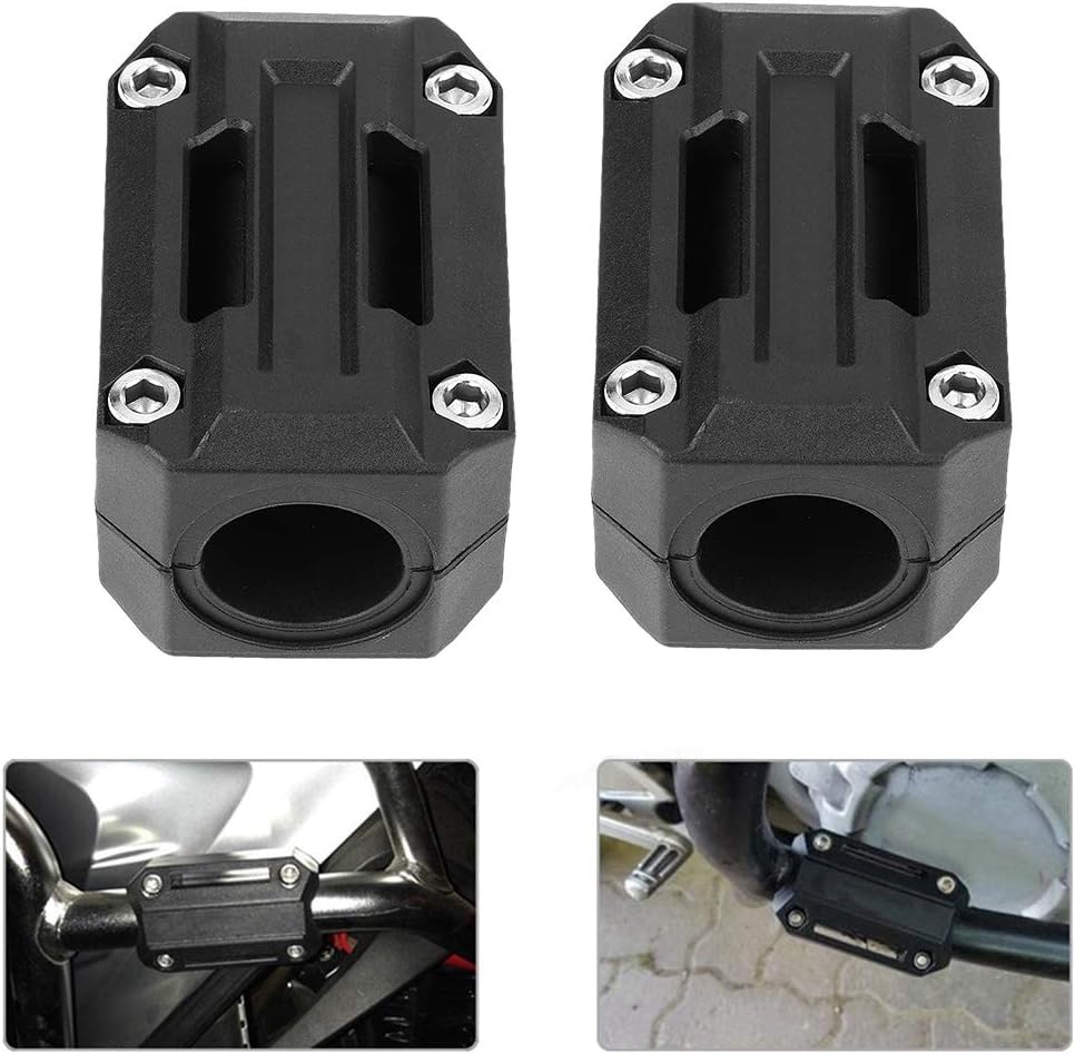 Motorrad-Stossstangenblock, Universal-Motor-Stossstangenblock Schwarz 5 Paar für R1200GS R1150GS für