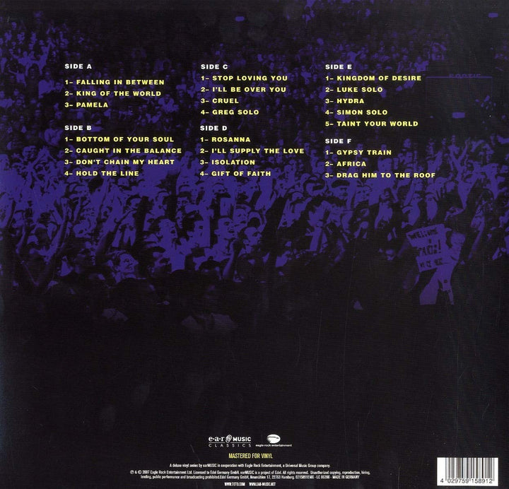 Toto - Falling In Between Live in, Vinyl