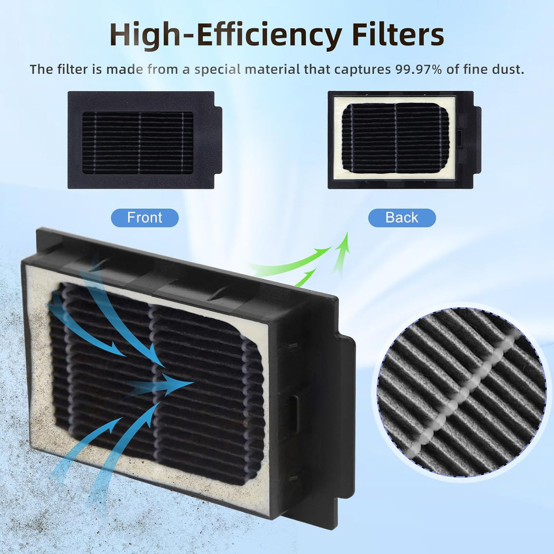 T50 Max Zubehör Ersatz Kompatibel für ECOVACS DEEBOT T50 Max Pro Omni Saugroboter, 1 Hauptbürste, 4