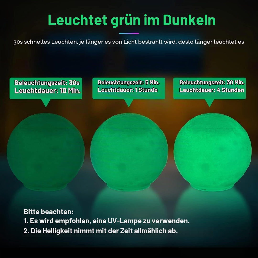 GIANTARM Leuchtet PLA Filament 1,75 mm,Glow In The Dark, Massgenauigkeit: ±0,02 mm, 3D-Druck-Filamen