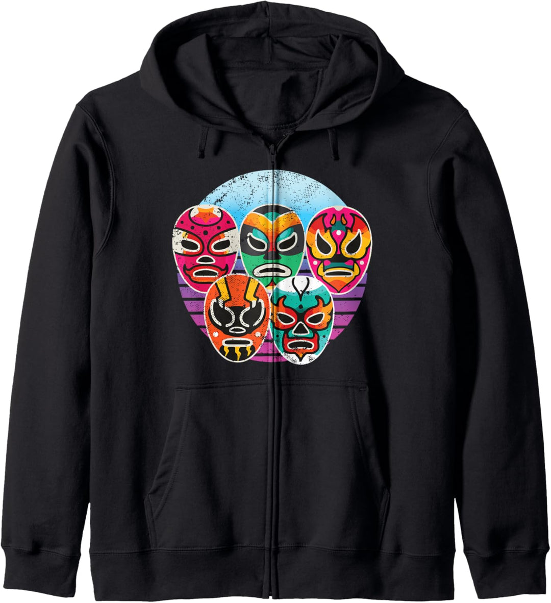 Mexikanische Wrestling Maske I Mexikanisches Wrestling Kapuzenjacke