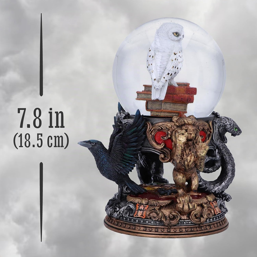 Nemesis Now Offiziell lizenzierte Harry Potter Hedwig Schneekugel, Mehrfarbig, 18,5 cm