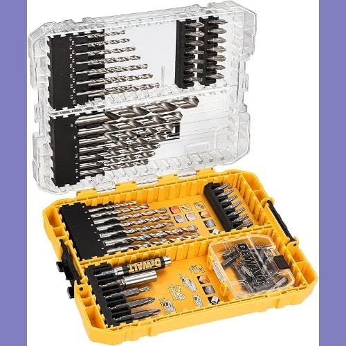 Dewalt Stein-, Metallbohrer und Bit-Set DT70761 (72-teilig, Extreme Steinbohrer, Extreme 2 HHS-G Met