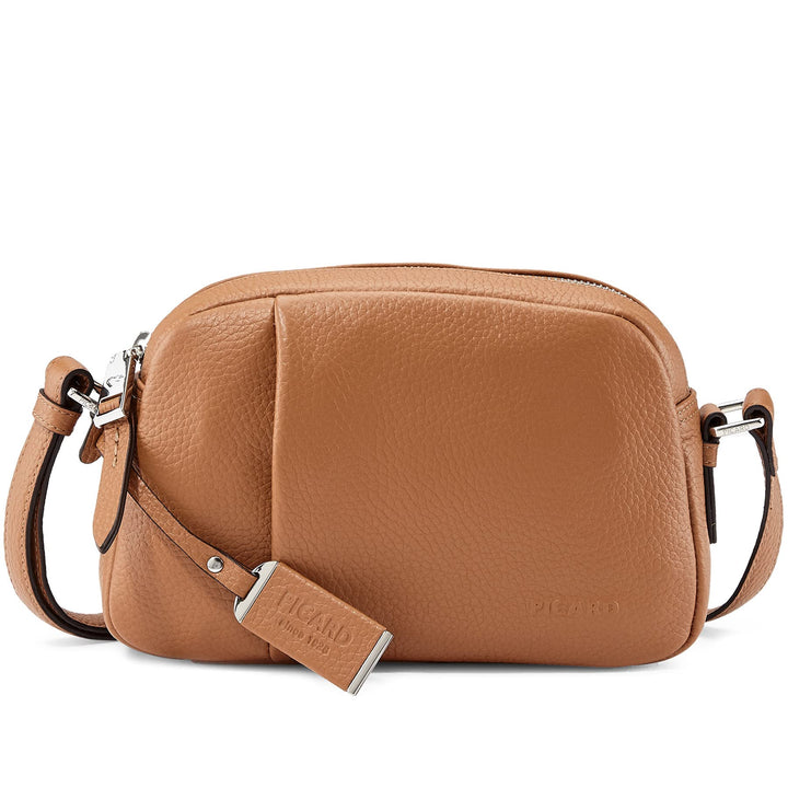 Picard Damen Schultertasche PURE aus Echtleder Klein, OneSize | mit Reissverschluss | Schultertasche
