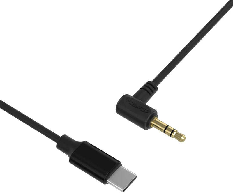 comica CVM-D-UC Mikrofonadapterkabel Ausgang Kabel für Mikrofone 3.5mm TRS auf USB-C Audio Kabel mit