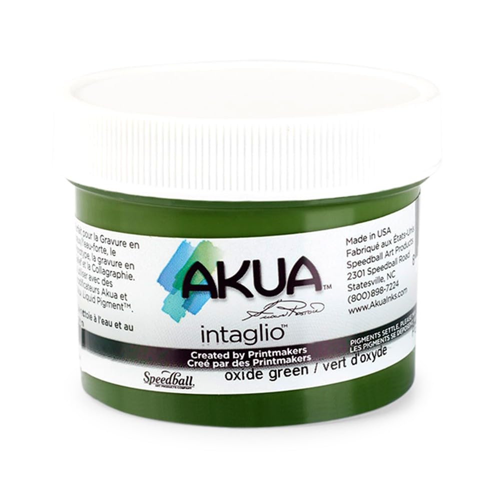 Akua Intaglio Ink 2 Oz Oxide Green