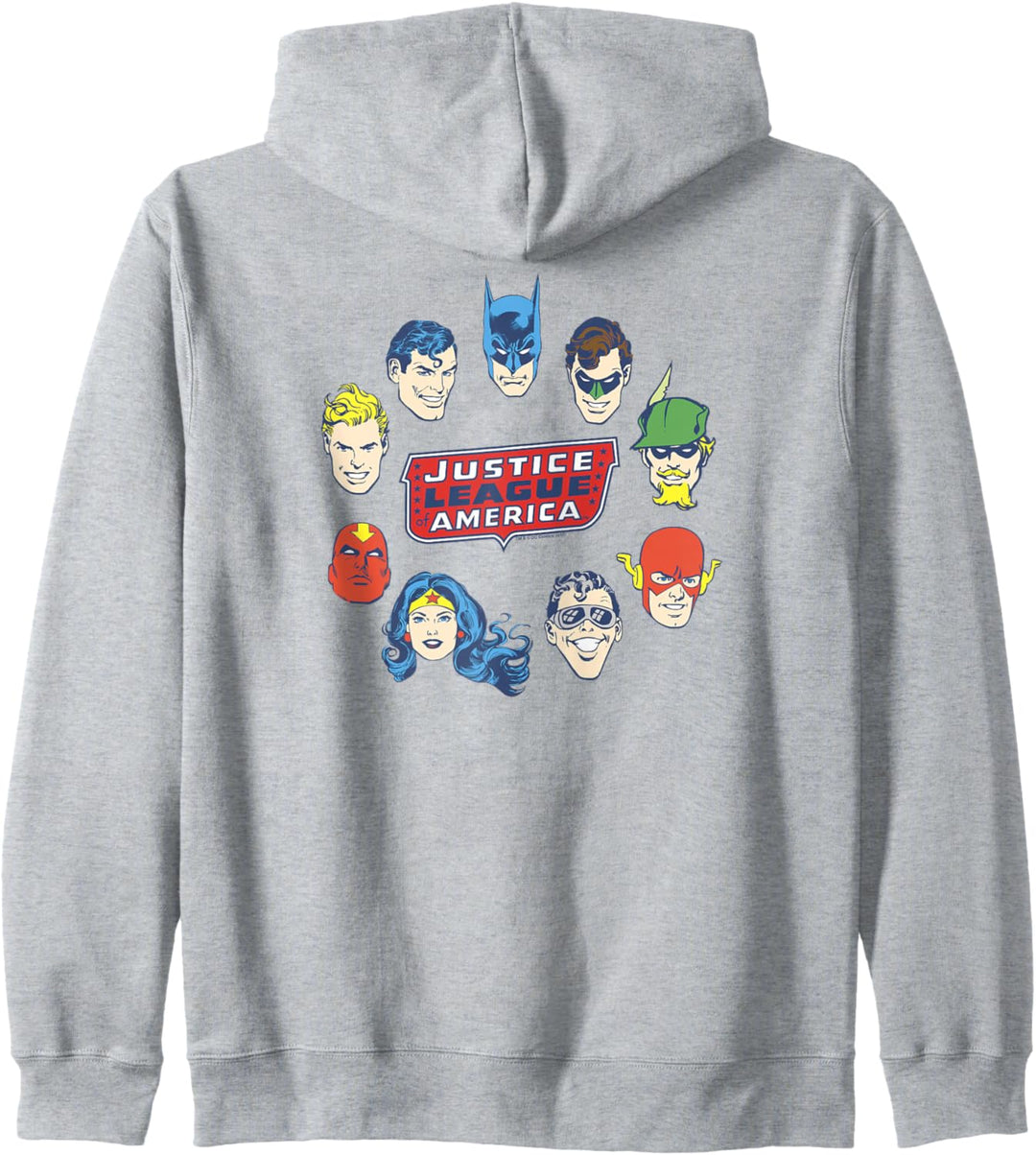 Justice League Justice Head Circle Kapuzenjacke