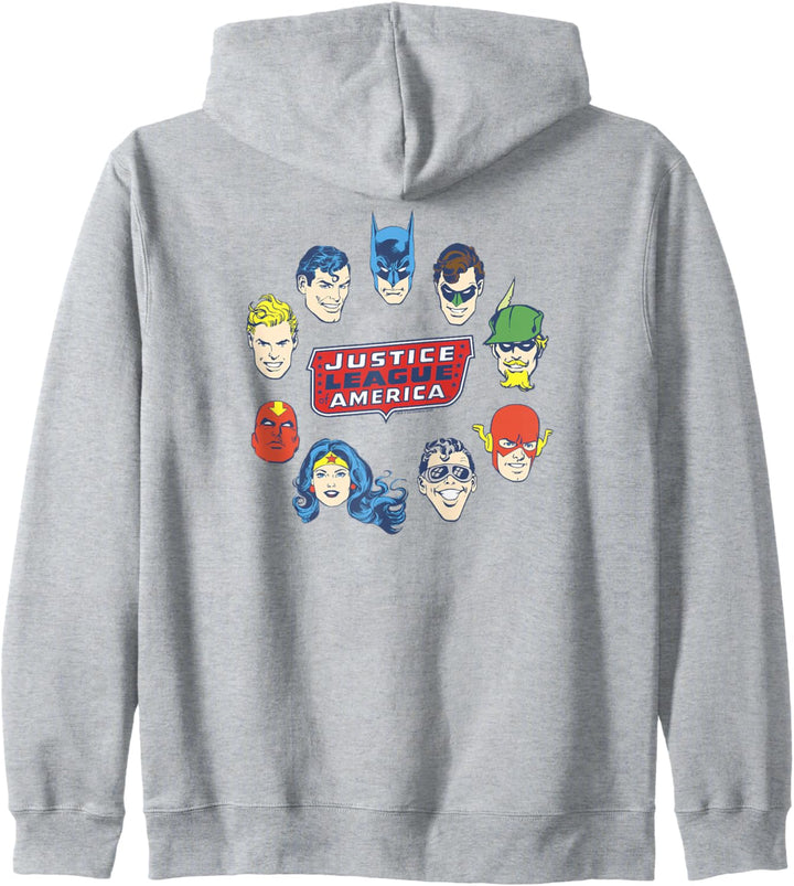 Justice League Justice Head Circle Kapuzenjacke