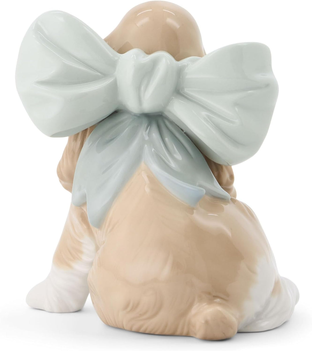NAO Puppy Present Porzellanfigur