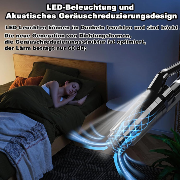 Handstaubsauger,16000Pa Handstaubsauger Akku Testsieger Beutellos,120W Autostaubsauger Stark Mini Na