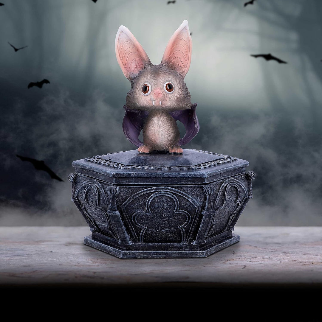 Nemesis Now Batty Box 15,2 cm, Kunstharz, schwarz, Gothic-Fledermaus-Box, Aufbewahrungsbox, Gothic-G
