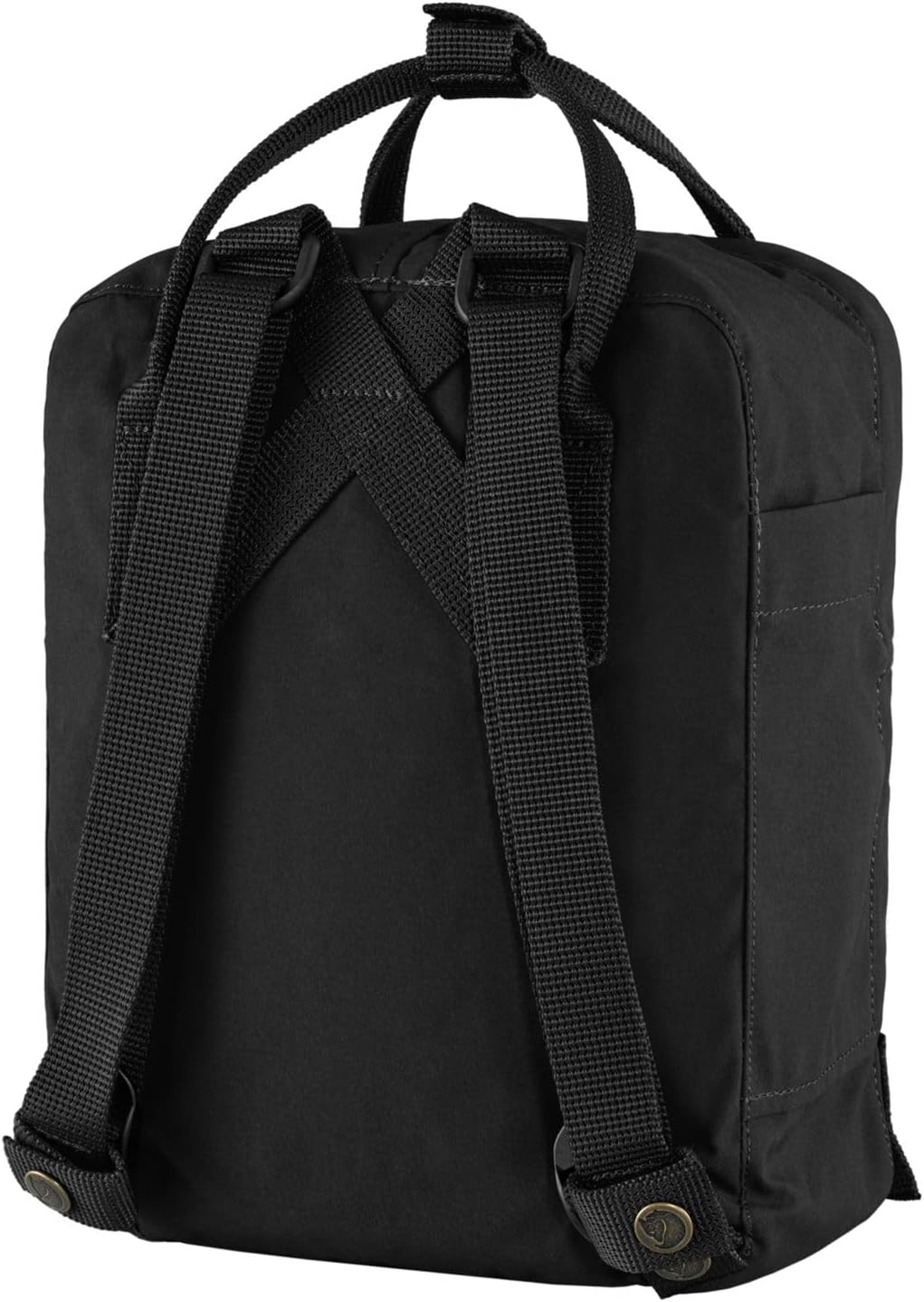 Fjällräven Kids Kanken Mini-Rucksack, Schwarz (Black), 29 x 20 x 13, 7 Liter, Schwarz
