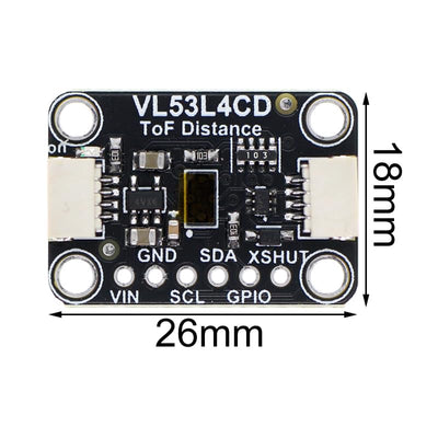 VL53L4CD Flugzeit Distanzsensor, I2C 1-1300 mm ToF-Entfernungssensormodul für Luftfahrzeuge, MRS159A