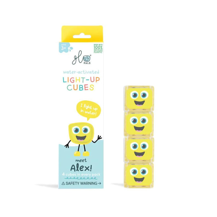 Glo Pals 4 leuchtende Würfel für EIN einzigartiges sensorisches Erlebnis und Magische Lichtshow für