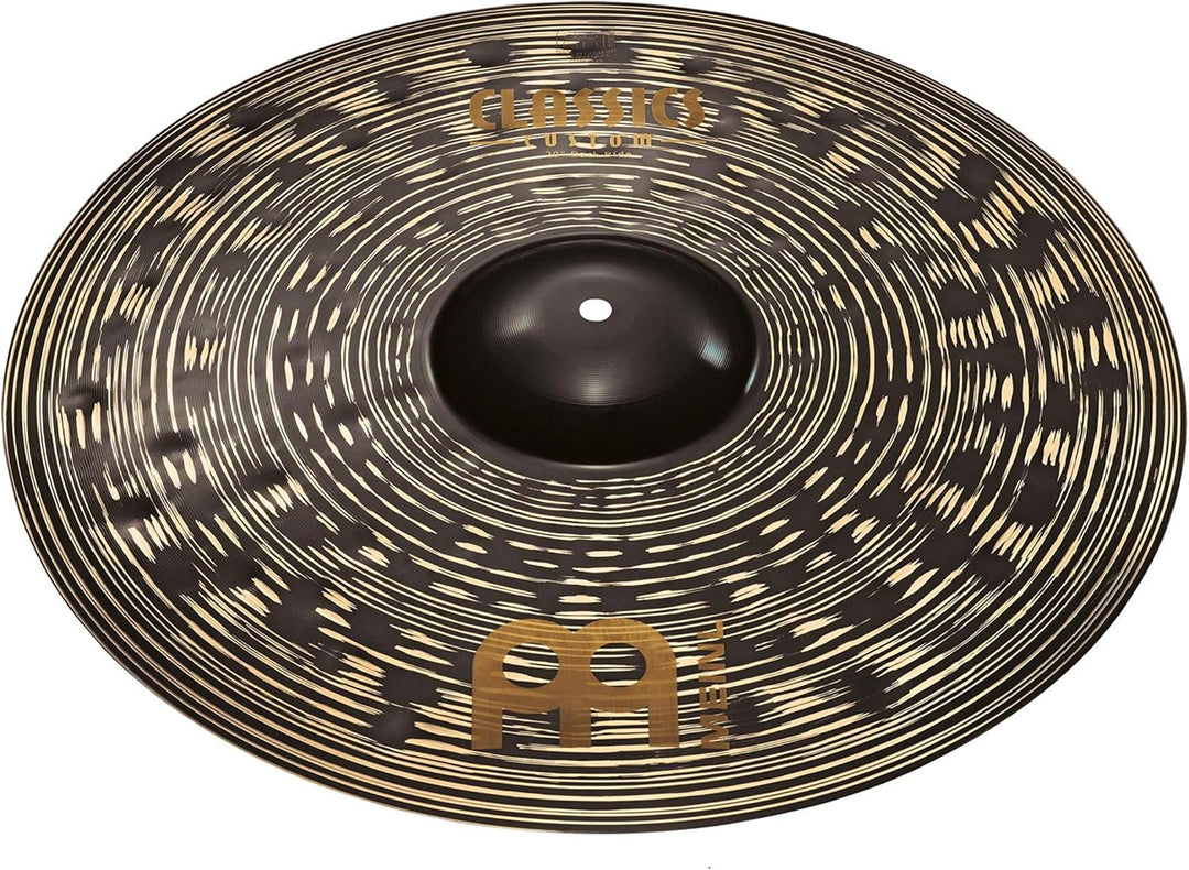 Meinl Cymbals Classics Custom Dark Schlagzeug Becken Set (Video) Box Pack mit 14 Zoll Hihat, 16 Cras