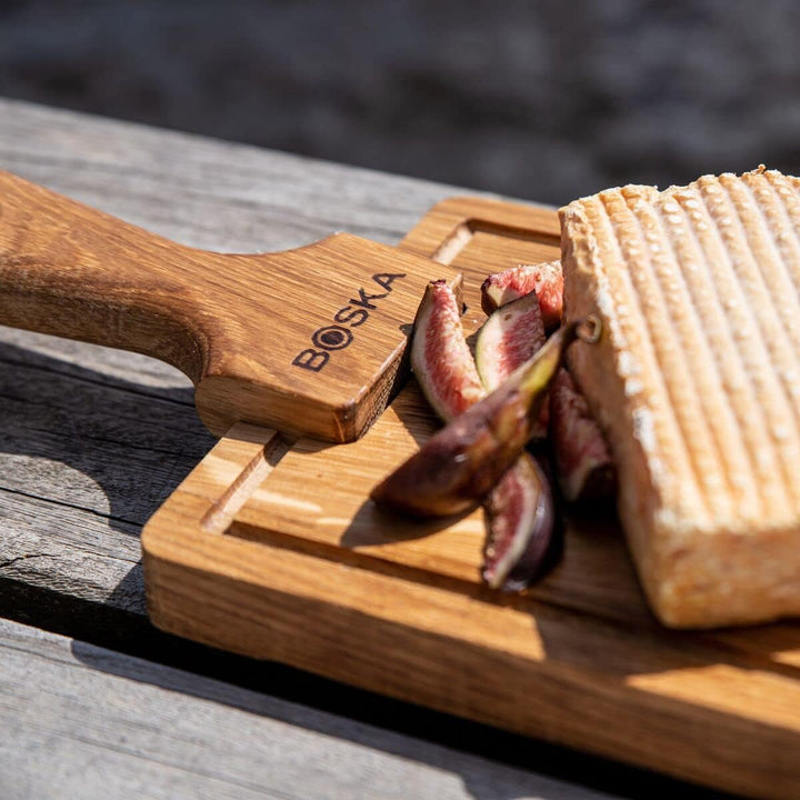 Boska Servierbrett Friends S/geschmackvolles Design / 22 cm/Holz/Braun / 300 x 100 x 20 mm Klein, Kl