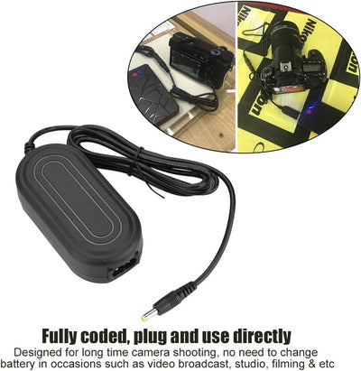 Topiky EN-EL14 Dummy-Akku DC-Koppler-Netzteil für Nikon D5600 D5500 DC5300 D5500 D5600 D3100 D3200 D