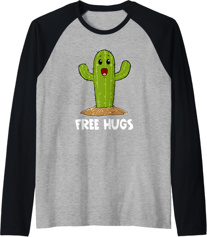 Kaktee Umarme Mich Kostenlos Herz Kaktus Herzchen Liebe Raglan